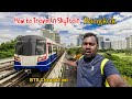 How to travel around bangkok  buy cards for bts  mrt  complete guide 2023