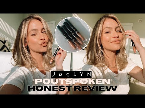 HONEST JACLYN HILL MAKEUP REVIEW: Poutspoken liquid lipstick try