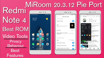 MiRoom 20.3.12 Pie for Redmi Note 4 (Mido) Review | Most Stable & Best ROM & Amazing Features 🔥🔥