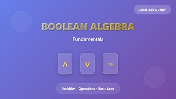 Boolean Algebra Fundamentals: Variables, Operations & Laws Explained!