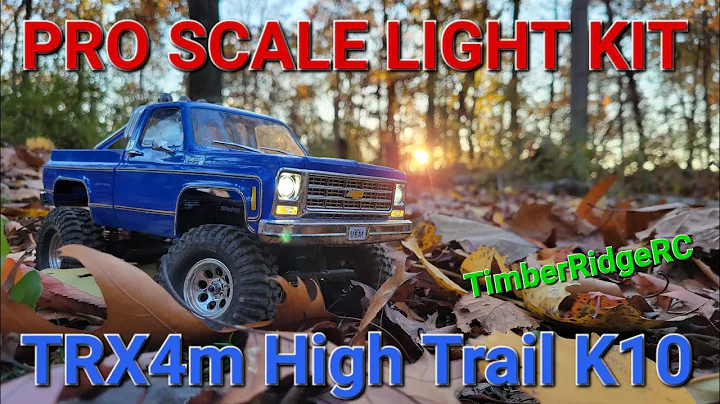 Pro Scale Light Kit for Trx4m K10 High Trail. Light Kit installation.