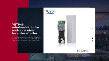 the truth behind wholesale tubular motor receiver for roller shutter #YET846#