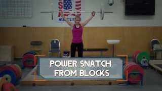 Power Snatch From Blocks