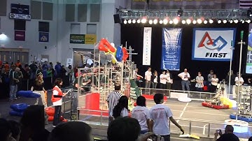 First Robotics Hofstra 2011 Finals match #1