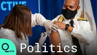 Surgeon General Jerome Adams, Second Lady Karen Pence Receive Covid Vaccine
