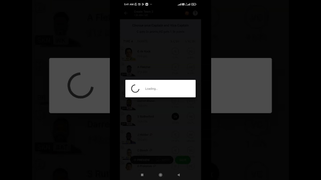 BR vs SKN dream 11 team 👌👌👌