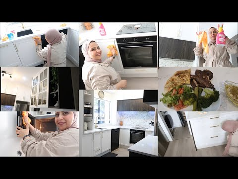 DEEP CLEAN WITH ME🍁 السر🤫 لهذا السبب مطبخي ديما كيشعل تفاداي هدشي وغتربحي صحتك ختمتها بعشيوة واعرة