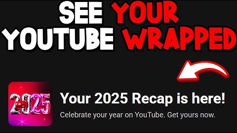 How To See Your Youtube Wrapped 2025! (Youtube Recap Guide)