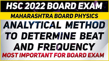 Analytical Method to Determine beat Frequency