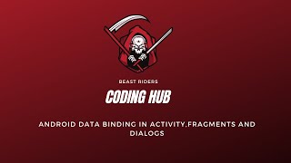 How to use DataBinding in Activity,Fragments and Dialogs Android(kotlin)