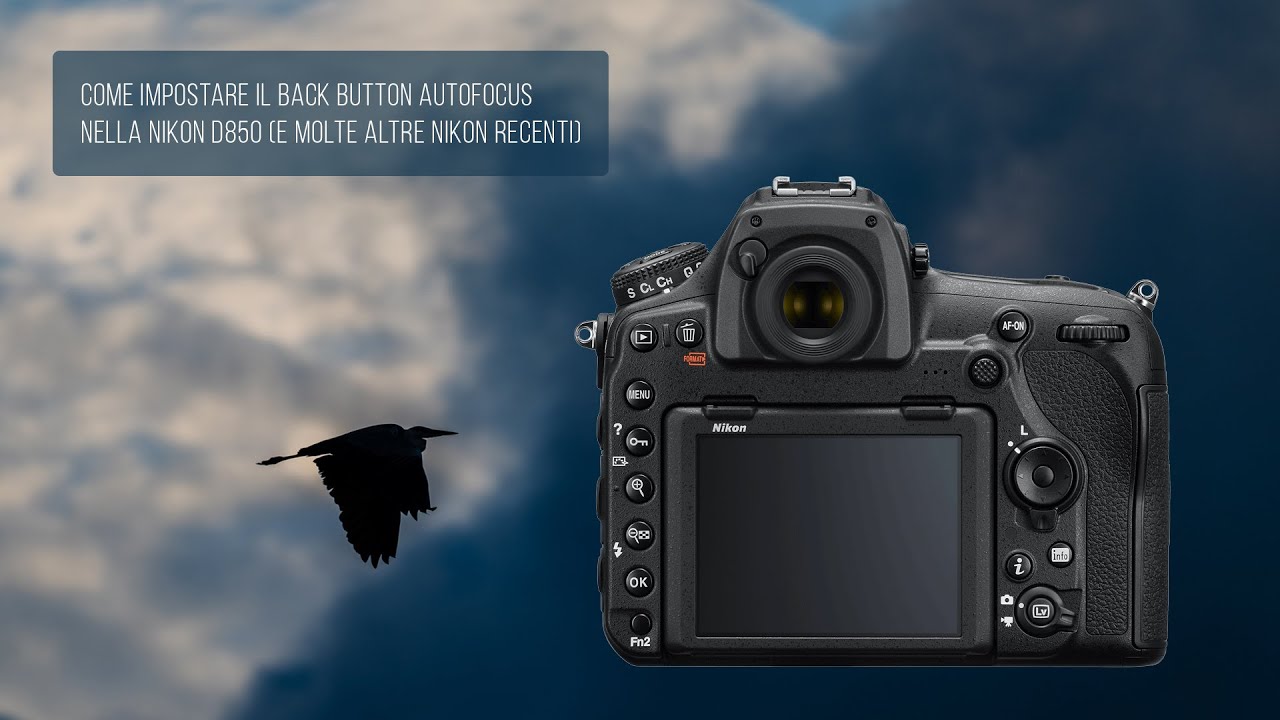 Come impostare il Back Button Autofocus nella Nikon D850 (e molte altre