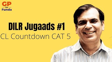 DILR Jugaad #1 - CL Countdown CAT - 5