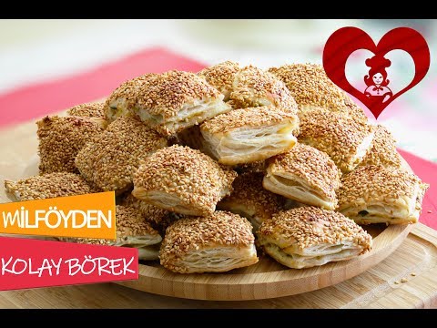 SİMİT TADINDA MİLFÖYDEN KOLAY BÖREK TARİFİ (Börek Ve Hamur Işi Tarifleri)