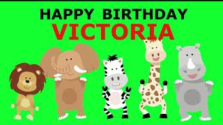 Happy Birthday Victoria - Its Your Birthday Hooray The Modern Birthday Song For Kids.