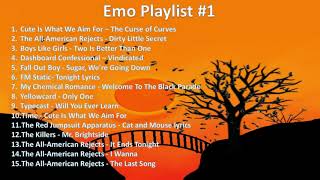 Emo Playlist 1