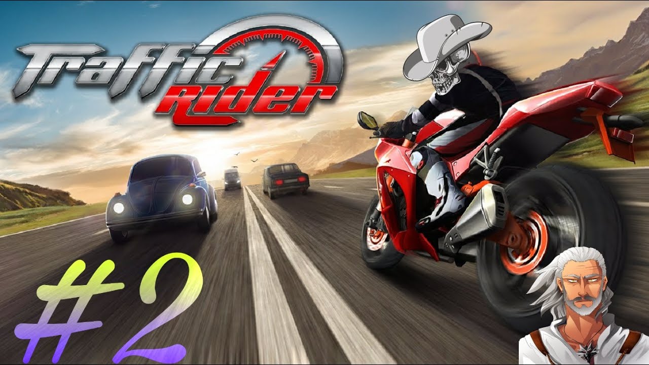Traffic Rider,катаюсь теперь на нормальном мотоцикле.#2