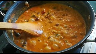 Kadala curry for appam in Tamil / Appam kadala curry recipe / Healthy chickpeas curry / Tiffin dish