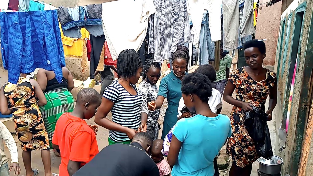 Charity (reach out ) to the community of soweto namuwongo