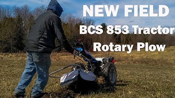 Breaking Ground with a BCS 853 Rotary Plow