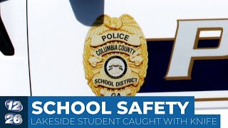 Lakeside High School student caught with knife