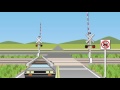 踏切と変な列車特集（外国）　Railroad crossing and wierd train｜踏切アニメ
