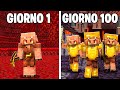 100 GIORNI DA PIGLIN SU MINECRAFT