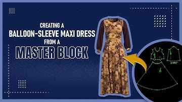 Watch It Happen: AI + Master Blocks = A Dress in 20 Minutes | Automatic Pattern Making Software