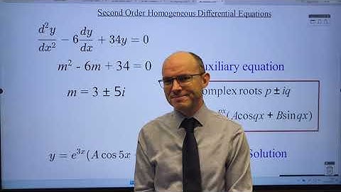 Second Order Differential Equations - how to find the General Solution for each case scenario