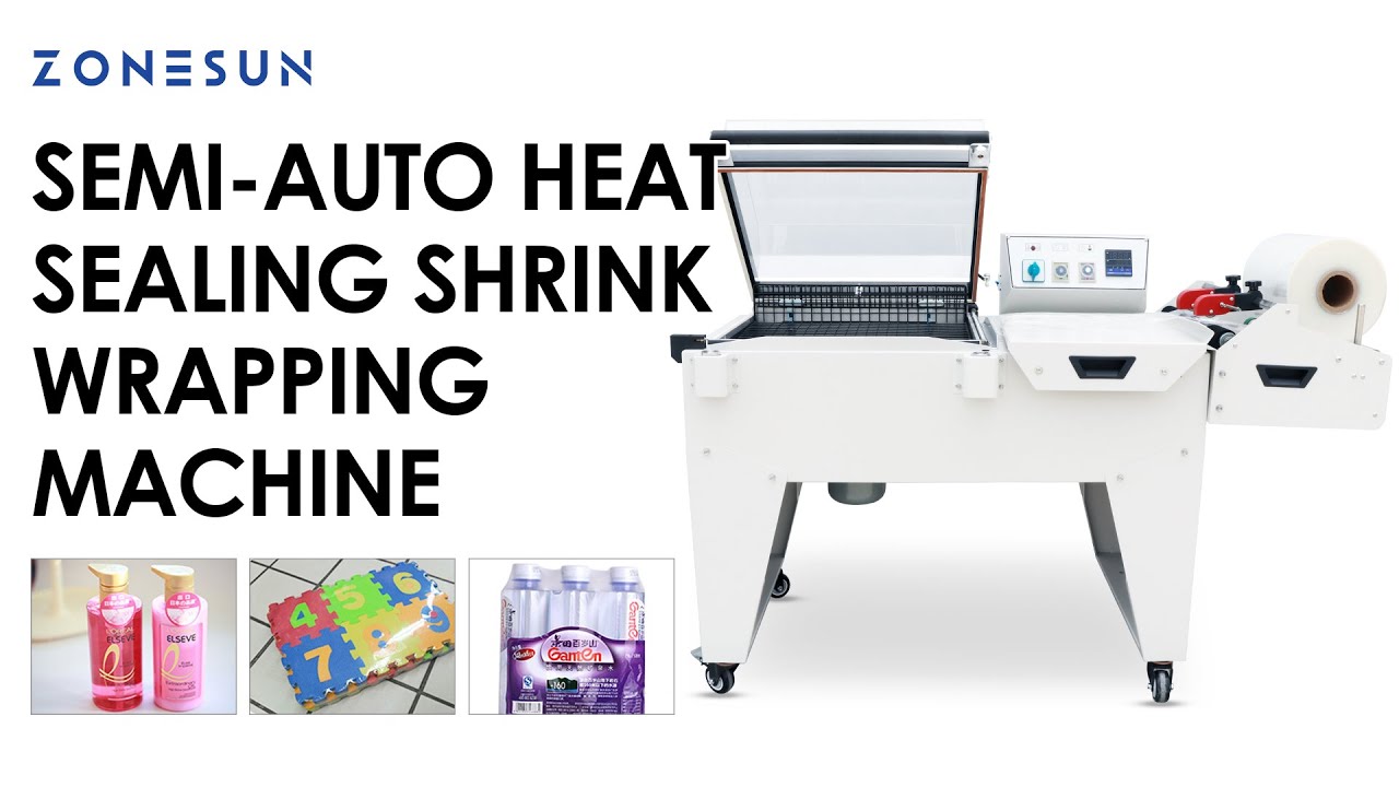 ZONESUN ZS-SX5540 Semi-Automatic L-Bar Shrink Wrap Sealer