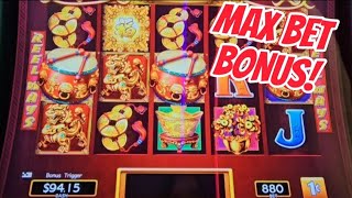 MAX BET BONUS Dancing Drums 🥁