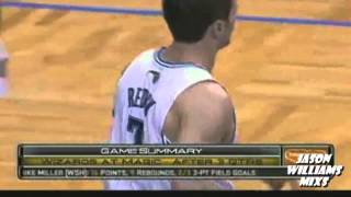 Jason Williams - (6 Points in 3 Seconds) Highlights vs.Wizards [04-07-2010]