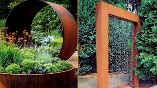 Landscape Design, Garden Ideas Made From Rusted Metal, (62+) Great Ideas by RunmanReCords Design 1,436 views 4 months ago 7 minutes, 15 seconds