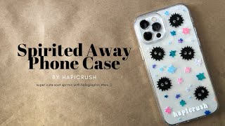 How I made my Spirited Away phone case | iPhone 12 Pro + Cricut | 1st voiceover...