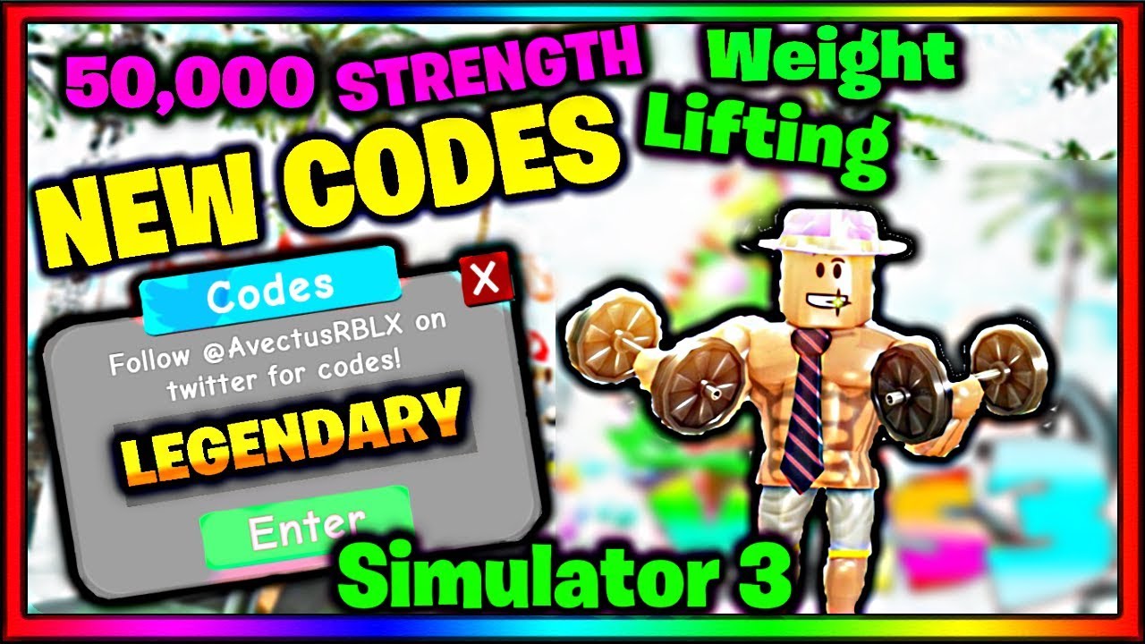 All New Working Codes For Weight Lifting Simulator 3 2019 Intro To Bodybuilding - weight lifting simulator roblox underworld