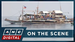 WATCH: Civilian group Atin Ito distributes food, fuel supply to fishermen in West PH Sea | ANC