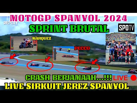 GEMPAR, SPRINT RACE MOTOGP SPANYOL 2024, BERITA MOTOGP HARI INI, MOTOGP HARI INI,MARC MARQUEZ CRASH