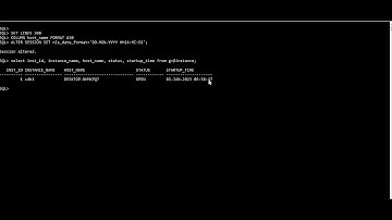 Oracle 19c SQL query to get all details of instance from gv$instance