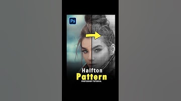 How to Create Halftone Effect in Photoshop Photoshop Shorts Tutorial #photoshop #tutorial #shorts