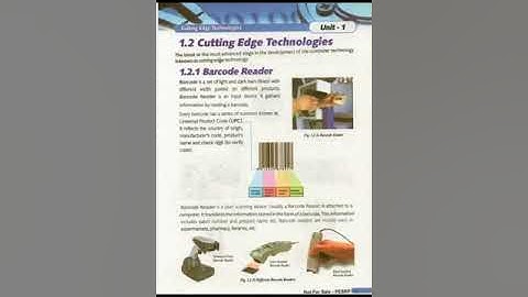 Chapter # 1 Hardware Basics(long Question # 8 Topic: Bar-code Reader Computer Education class-7th