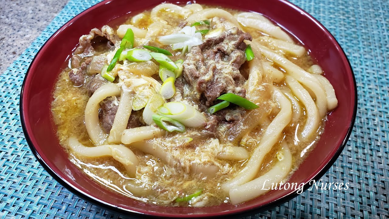 Curry Udon Egg Drop Soup YouTube