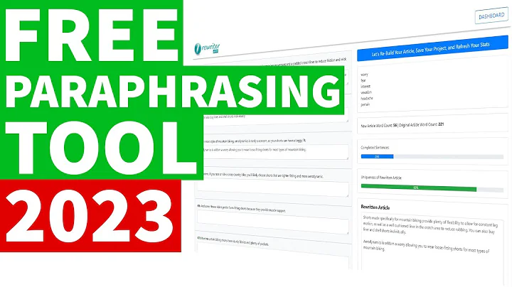 Boost Your Content's Uniqueness with a Free Paraphrasing Tool!