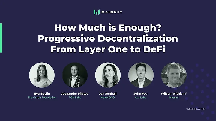Mainnet 2021: How Much is Enough? Progressive Decentralization From Layer One to DeFi
