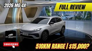 2026 MG 4X Revealed: First SUV with Semi-Solid-State Battery Tech!