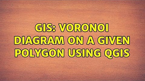 GIS: Voronoi Diagram on a given polygon using QGIS (3 Solutions!!)