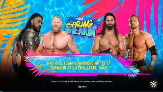 WWE 2K24 NXT-TAG TEAM CHAMPIONSHIP 13 17TORNADO TAG TEAM STEEL CAGE