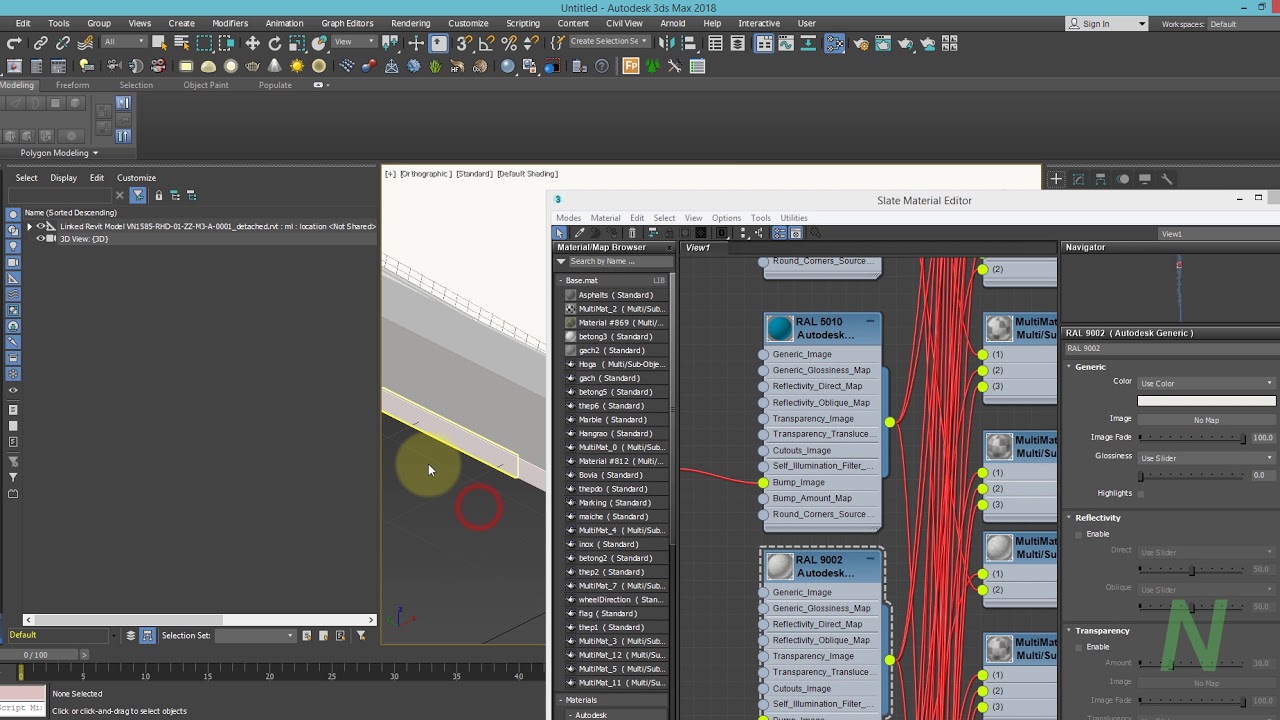 How to use 3ds max - Convert Autodesk Material to Standard - YouTube