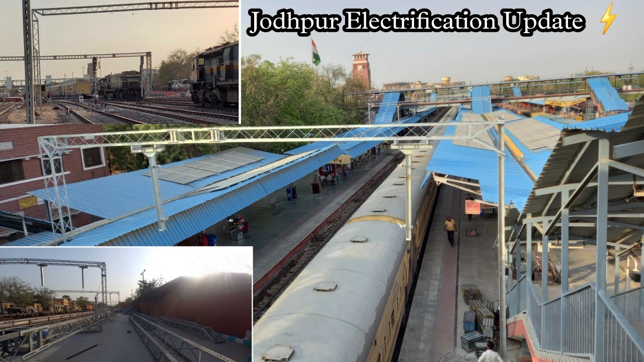 jodhpur-city-station-electrification-update-23-march-youtube