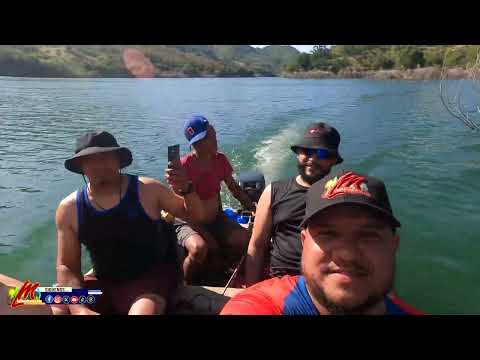 Un día en la presa de Monción… Entre risas, chicharrones crujientes y pescados fritos.