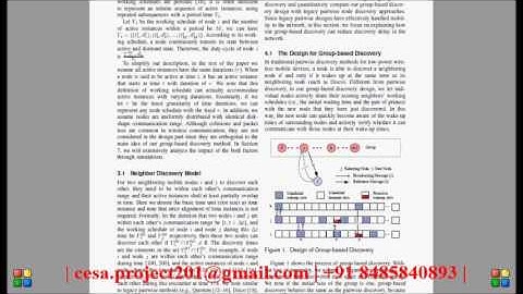 Group Based Neighbor Discovery in Low Duty Cycle Mobile Sensor Networks