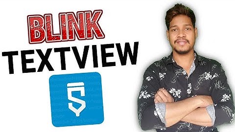 Blink textview activity in sketchware/Aauraparti